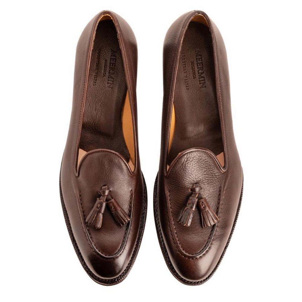 NWT Meermin Brown leather loafers
